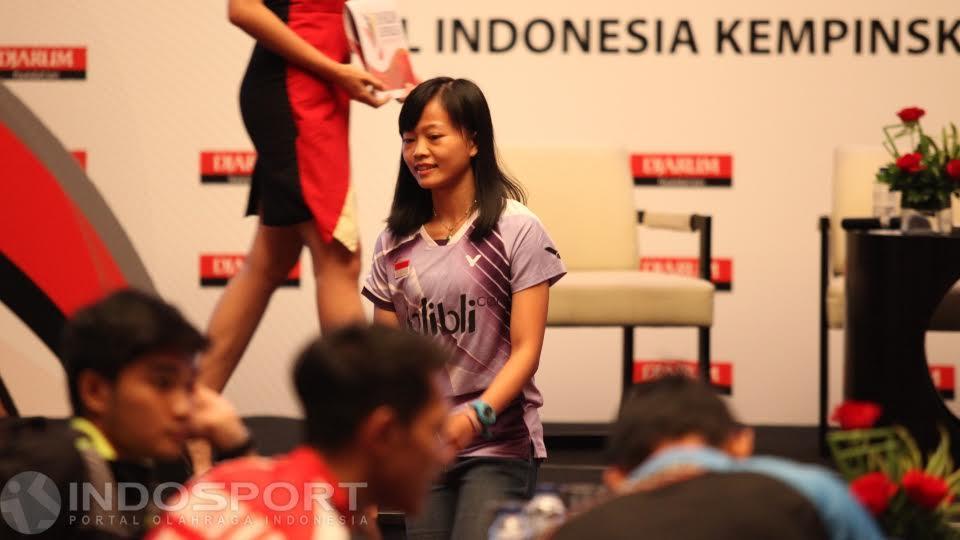 Tunggal putri Tjakrindo Masters, Fitriani dalam acara pengundian.